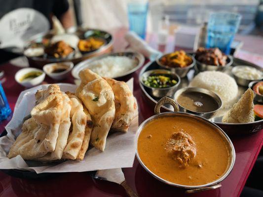 Goat Thali Chicken Tikka Masala