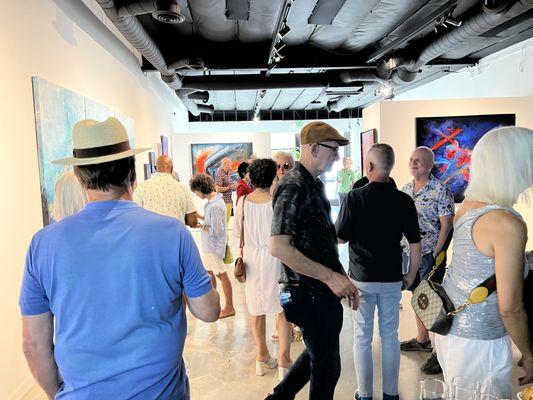 Opening reception at MAD.KAT Gallery, Rancho Mirage.