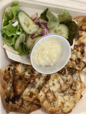 Took a break for a bit ... chicken cheese steak flat bread we talked about it for 2 days.