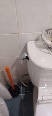 broken handle on toilet