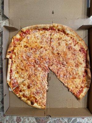 Large cheese pizza