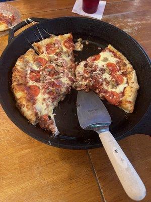 Meat Lovers Skillet Pizza