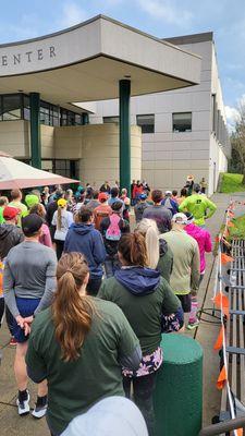 Constantino Recreation Center for Geoduck Gallop (returning after hiatus since 2020.) Runners line up 2/11/2024!