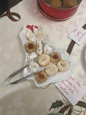 Assorted traditional cookies