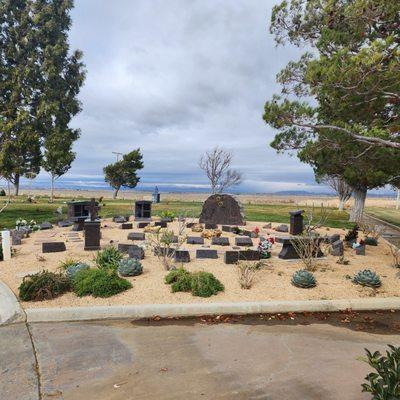 Our Lady of the Desert cremation garden.