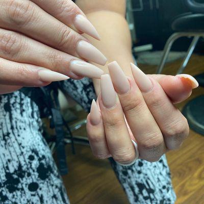 Nude full set w/custom shape