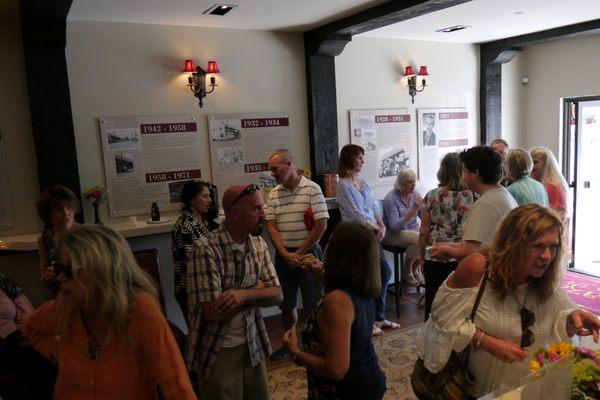 A busy room at our volunteer appreciation evening