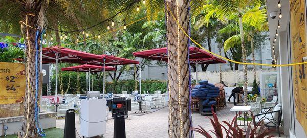 beautiful patio for outdoor dining