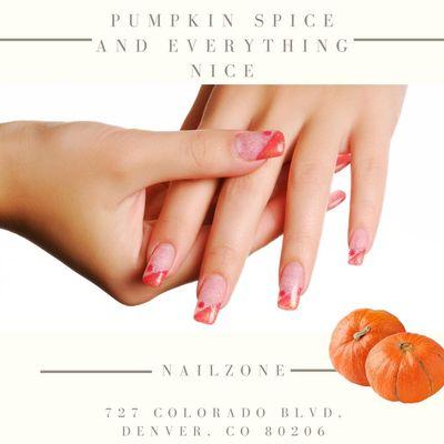 Grasp on to the last month of fall and treat yourself to a nice mani pedi today at Nailzone!