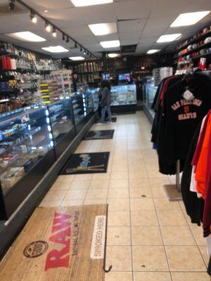 The store. Good varieTy of Smoke accessories