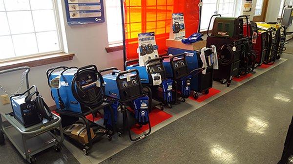 Welders and supplies are available at all All Gas locations.