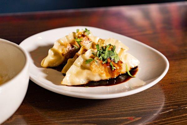 BBQ BEEF DUMPLINGS