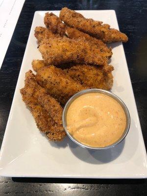 Ale brined chicken tenders