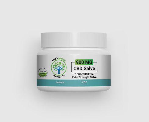 Life's Nectar 900 mg THC FREE ISOLATE  Salve