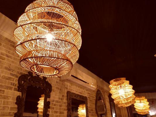 Restaurant interior.