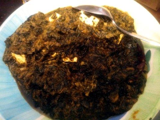 Superbly delectable Palak Paneer (spice challenge!)