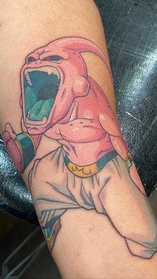 Majin boo dragon ball z tattoo