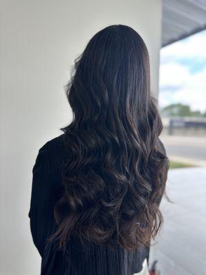 Tape in extensions & color