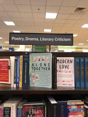 Poetry needs its own section. Just saying.