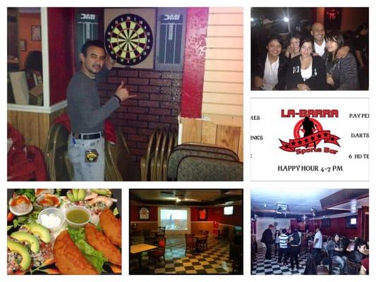 Darts Games,Salsa Lessons, Djs, Happy Hour, 5 HD TVs, 100inch Projector and More