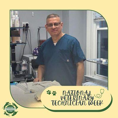 Erick has been with Dupont Vet for over 22 years. Master at calming pets to draw blood for labwork.