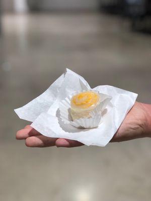 Salted egg yolk mochi