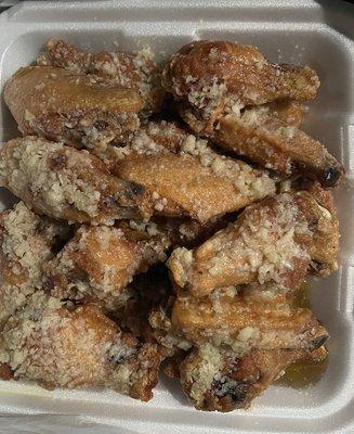 Garlic Parmesan wings