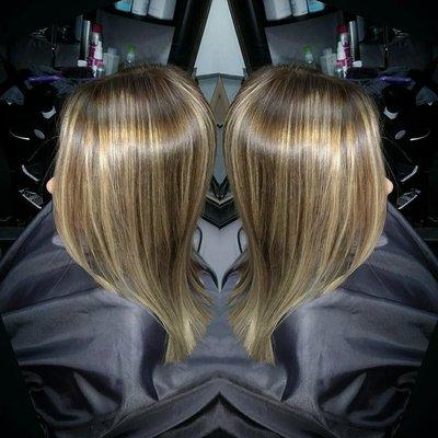 Highlights, lowlights, cut & style