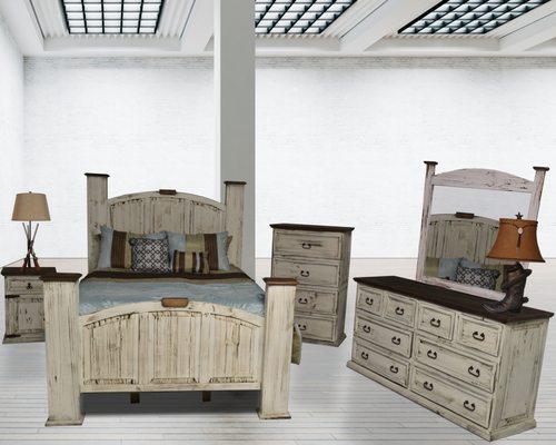 Mansion Rustic Bedroom Set