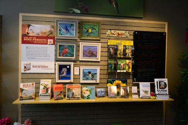 This is our book and art section where we like to highlight local artists