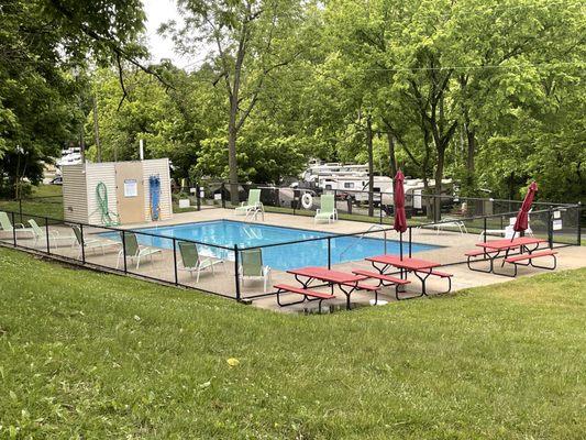 Pool open from Memorial Day through Labor Day.