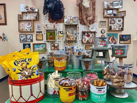 So many treats and interesting things to view at Rosie's Barkét.