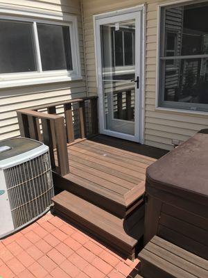 Decks and storm doors