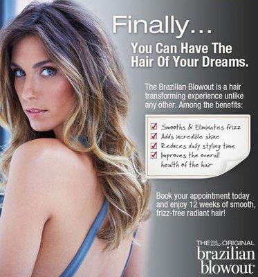 BRAZILIAN BLOWOUT AT ELLE SALON