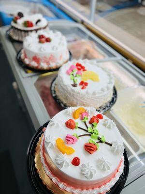 Tres leches cakes! Sponge cake