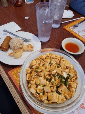 Mapo tofu combo