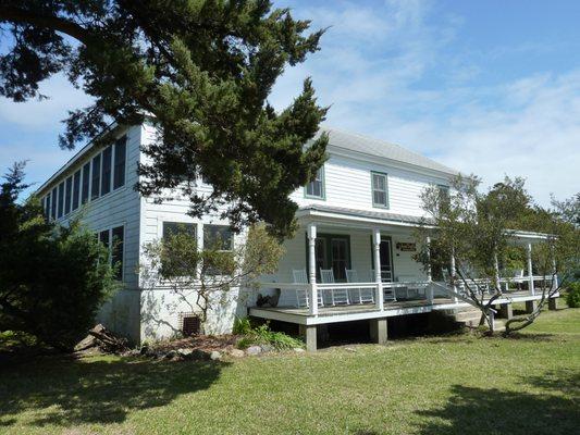 Stay with Ocracoke Island Realty in a Historic Island Home.  The Soundfront Inn.