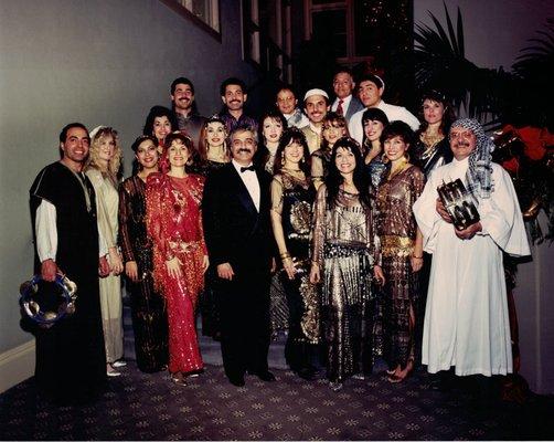 The Aisha Ali Dance Company with Dr. Nabil Azam at UCLA.