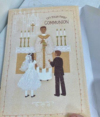 I found the 1st communion card and saved 25% 05/02/24