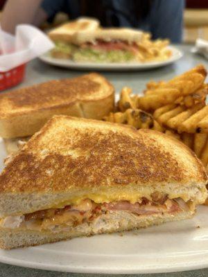 I had Turkey Club Supermelt w Waffle Fries and it was so crispy & satisfying. We can't wait to come back - I LOVE this place!!