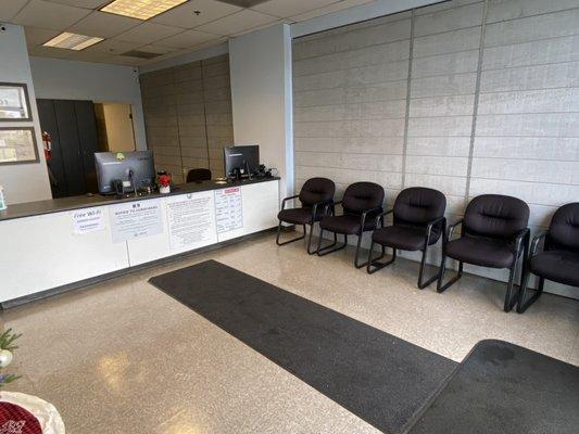 lobby of Redhawk Auto Service-Jefferson