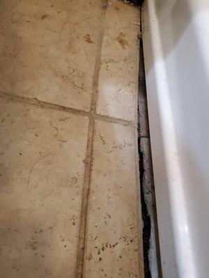 Bathroom floor