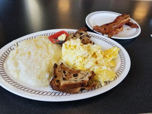 Waiting on another Waffle.  It was toasted not how I like them.