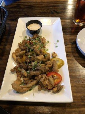 Calamari appetizer