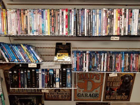 Large selection of DVDs & blurays