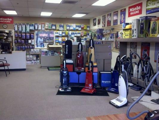 we are a vacuum and sewing machine store we sell new and refurbished machines we repair all makes and models