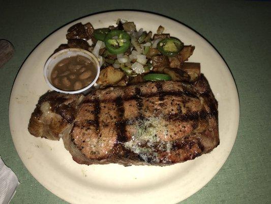 18oz Ribeye $29.