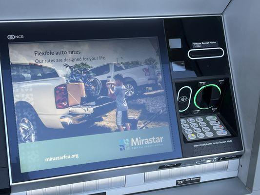 Mirastar New ATMs in place located at Mirastar Federal Credit Union, Almaden Branch in South San Jose.