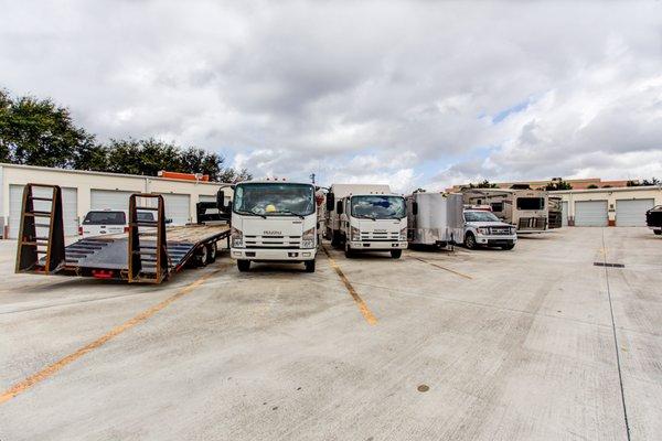 Large Truck Parking
 RV & Trailer Storage