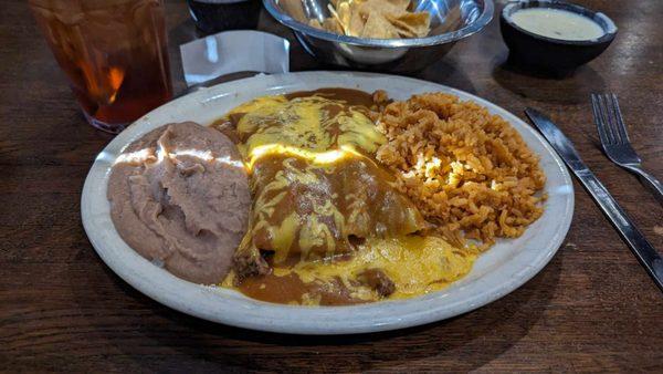 Ground beef enchiladas